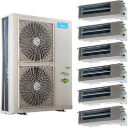 美的MDVH-V160W SN1 611 E1 四室兩廳140-160㎡家庭中央空調(diào)經(jīng)濟(jì)型一拖六套裝解析